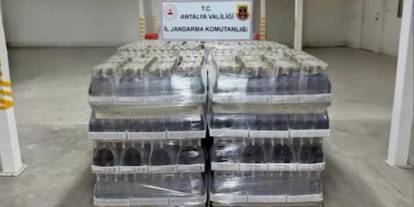 119 bin 500 litre kaçak alkol ele geçirildi