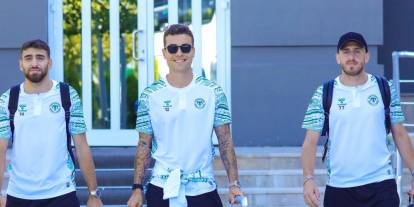 Konyaspor'un İzmir yolculuğu başladı