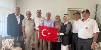 Seydişehir'de Kıbrıs gazisine ziyaret