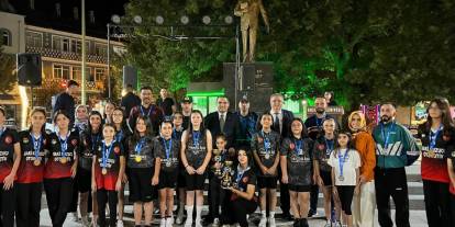 Konya'da genç sporcuların başarısı kutlandı