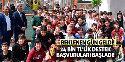 Konya'da Beklenen Gün Geldi! 24 bin TL'lik Destek Başvuruları Başladı!