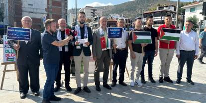 Konya'da 'Boş Sıralar' etkinliğiyle Gazzeli çocuklar anıldı