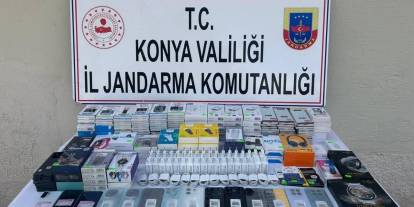 Konya'da Kaçak Elektronik Operasyonu: Piyasa Değeri 500 Bin Lira!