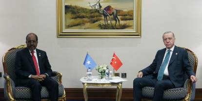 Cumhurbaşkanı Erdoğan, Somali Cumhurbaşkanı Şeyh Mahmud ile Görüştü