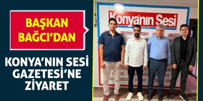 Başkan Bağcı’dan Konya’nın Sesi Gazetesi’ne ziyaret