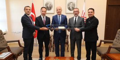 Başkan Karataş ve Yusuf  Barsbuğa’dan YÖK Başkanına ziyaret