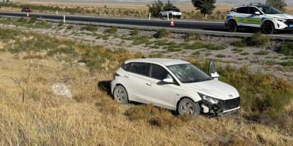 Konya'da kaza! Hakimiyeti kaybeden 1 kişi yaralandı