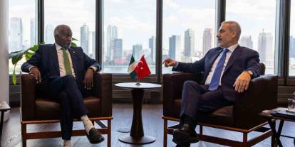 Bakan Fidan, Nijerya Dışişleri Bakanı Tuggar ile bir araya geldi