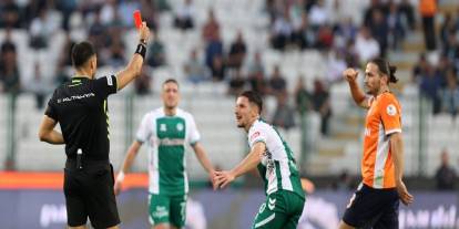 Konyaspor'da Recep Uçar'dan kırmızı kart açıklaması