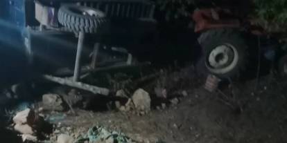 Konya'da acı kaza: Devrilen traktörün altında kaldı!