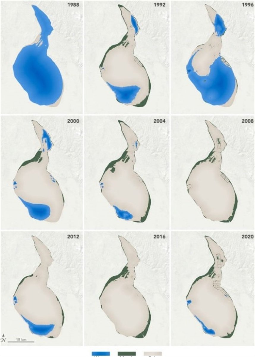 Tuz Gölü kuraklığın etkisiyle küçülüyor!