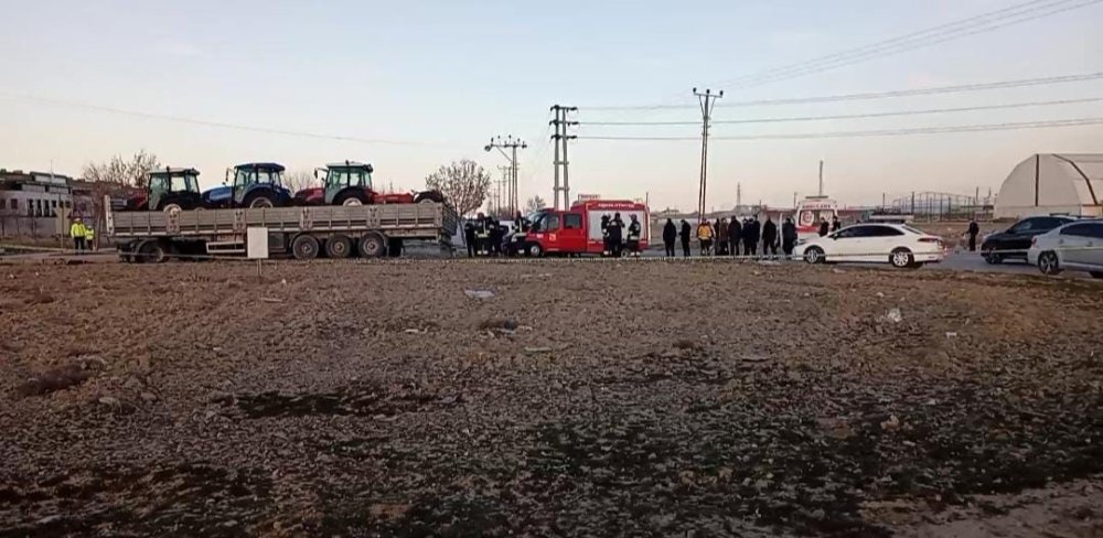 Konya’da tır polis aracına çarptı: 1 şehit, 2 yaralı