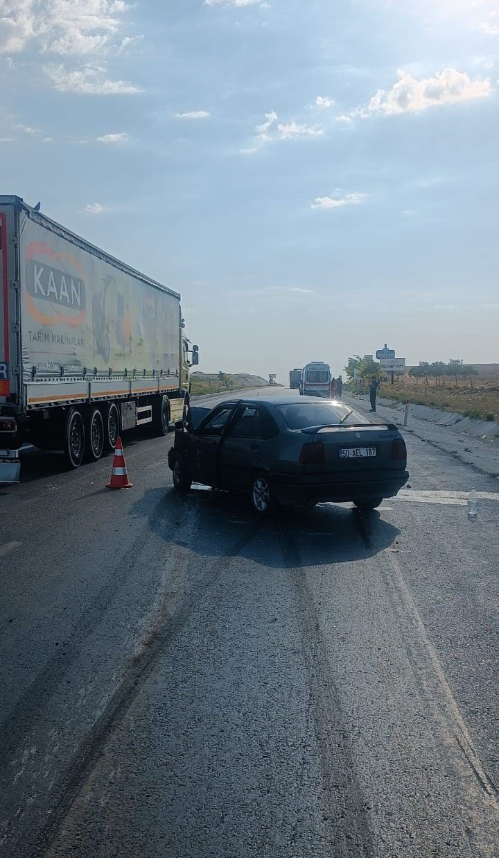 Konya’da trafik kazası: 4 yaralı